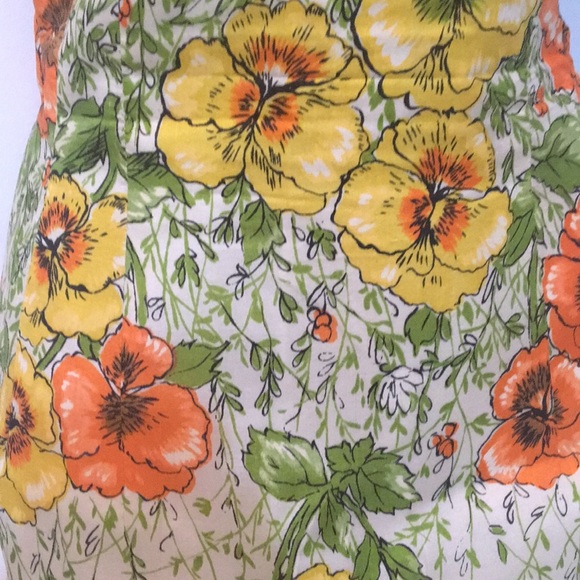Vintage 1960s floral dress - Picture 4 of 6